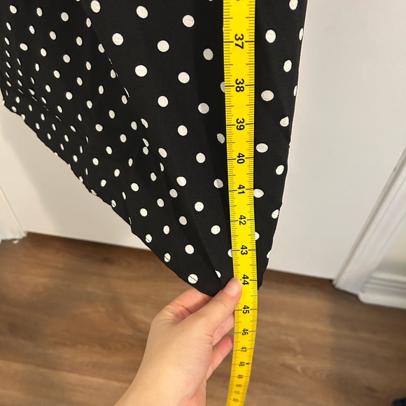 DAZY Nwot Black and White Polka Dot Midi Dress size M - Picture 11 of 15